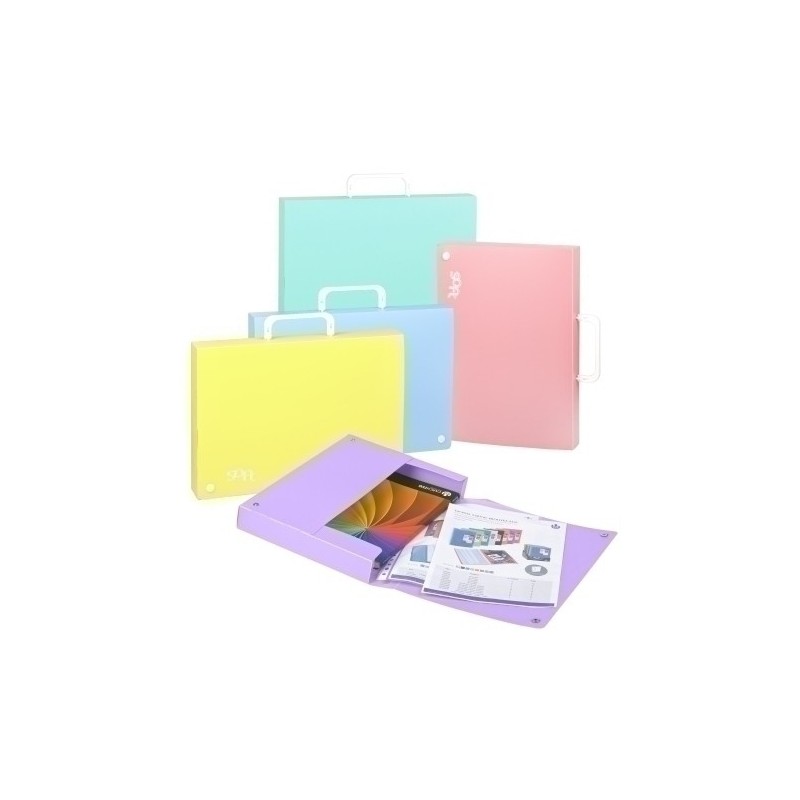 60164017-CART. MALETIN ASA CARCHIVO PP SOFT TURQU precio por 2 unidades