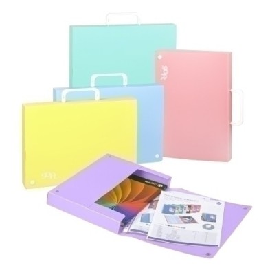 60164017-CART. MALETIN ASA CARCHIVO PP SOFT TURQU precio por 2 unidades