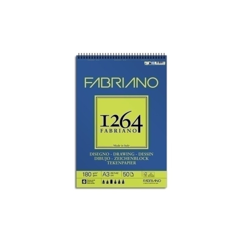 F19100647-BLOC DIBUJO FABRIANO 1264 DRAWING C/ESP. precio por 1 unidades