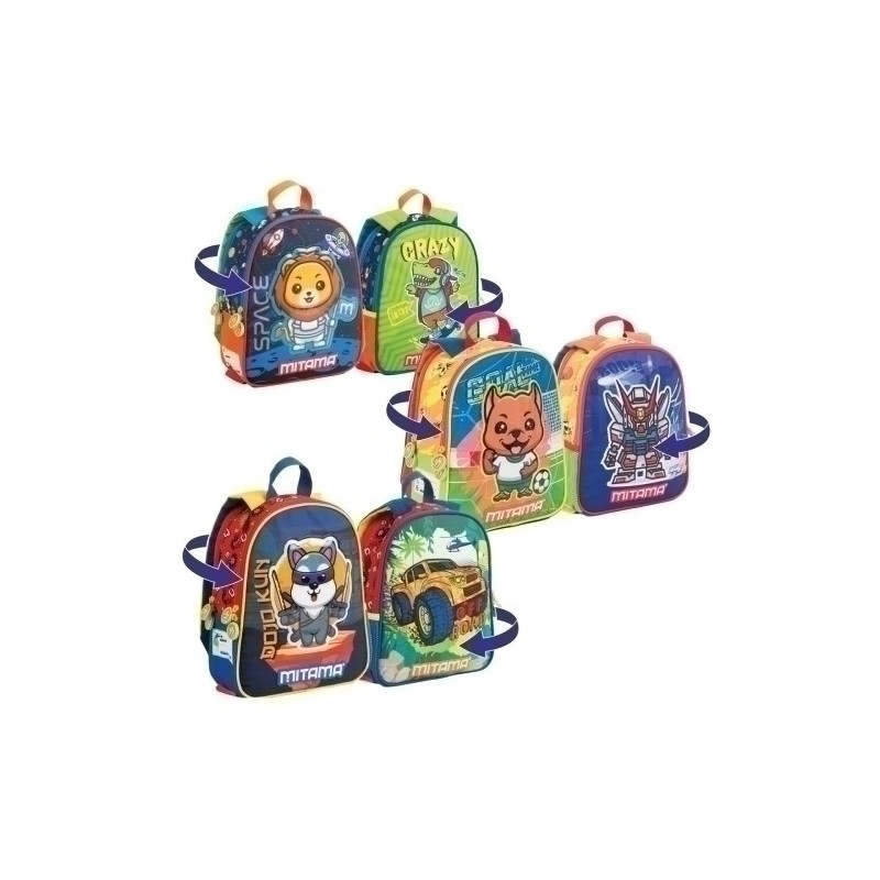 64380-MOCHILA MITAMA SPINNY BOY 8.2l SURT. precio por 1 unidades