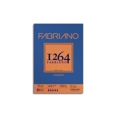 F19100640-BLOC DIBUJO FABRIANO 1264 MARKER A4 70g precio por 1 unidades