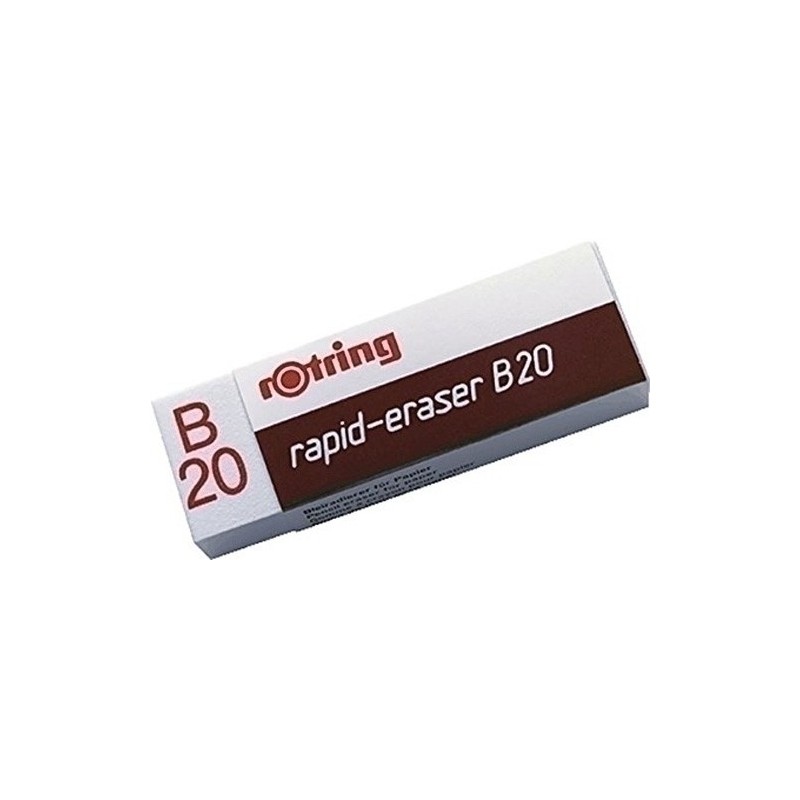 S0194570-GOMA BORRAR ROTRING LAPIZ B20 Cj.20 precio por 1 unidades