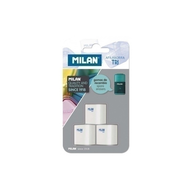 BNM10257-GOMA BORRAR MILAN REC.AFILAB.TRI (3) precio por 12 unidades