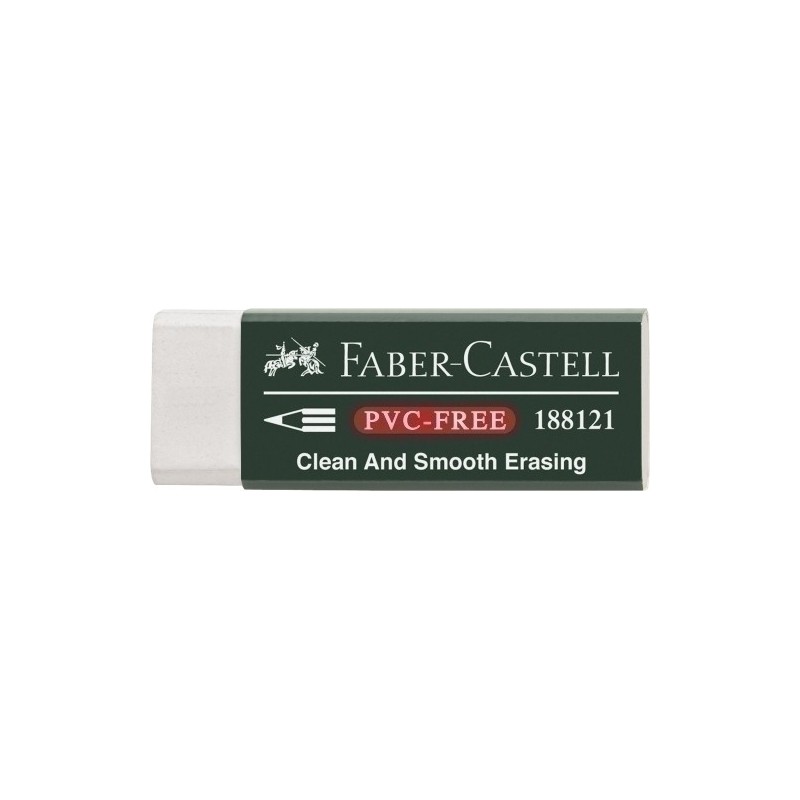 188121-GOMA BORRAR FABER 188121 (PVC-FREE) (ud. precio por 20 unidades