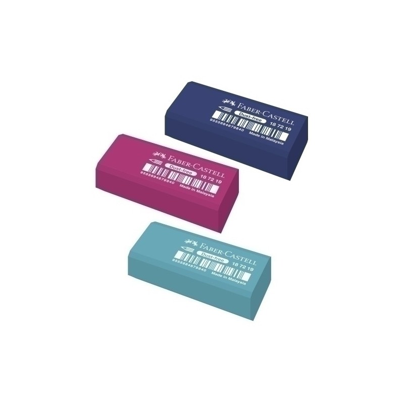 187219/187161-GOMA BORRAR FABER DUST-FREE Cj.30 precio por 1 unidades