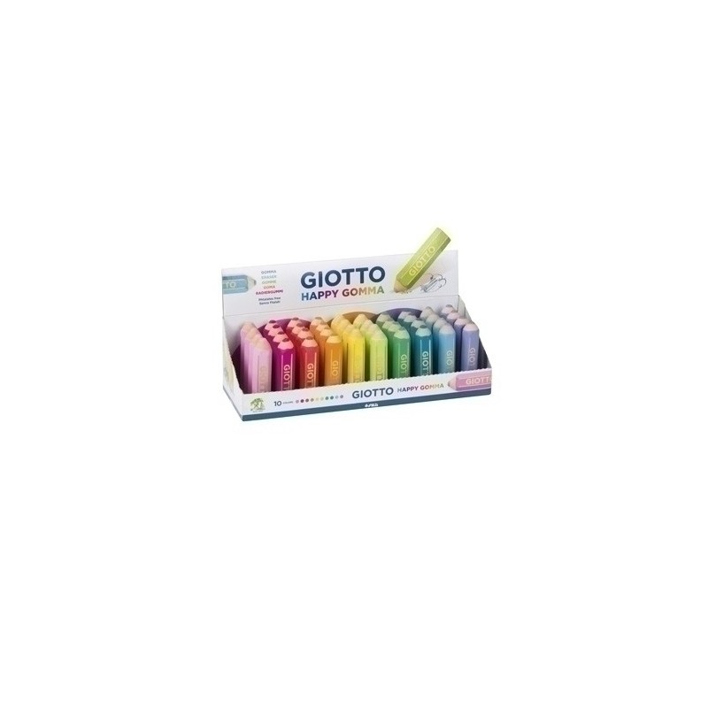 F233800-GOMA BORRAR GIOTTO HAPPY GOMMA EXP.40 precio por 1 unidades