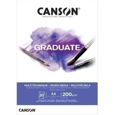 C400110377-BLOC DIBUJO C.GRADUATE MIX MED. A4 200g precio por 5 unidades