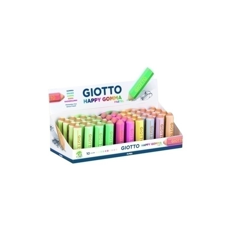F234000-GOMA BORRAR GIOTTO HAPPY GOMMA EXP.40 precio por 1 unidades