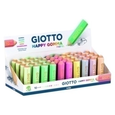 F234000-GOMA BORRAR GIOTTO HAPPY GOMMA EXP.40 precio por 1 unidades