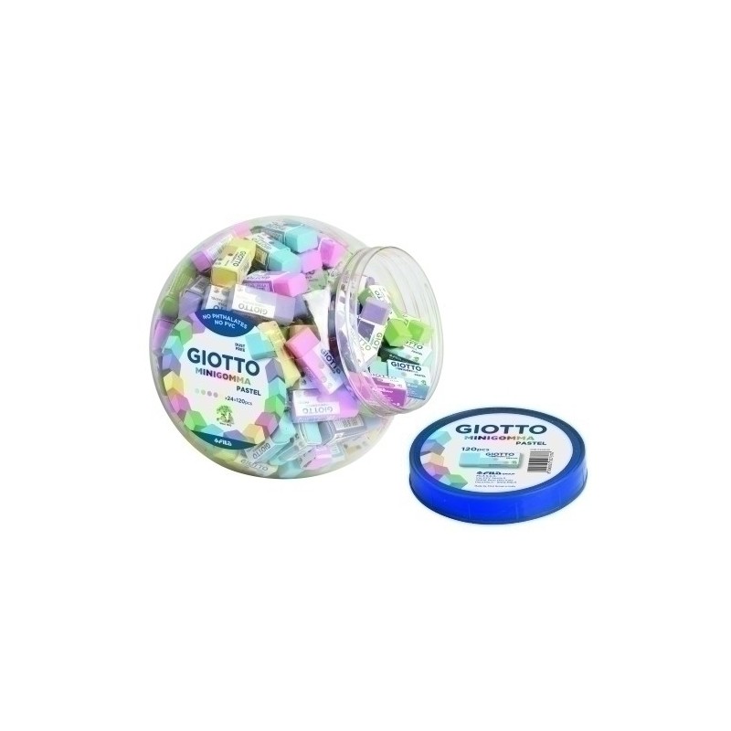 F233900-GOMA BORRAR GIOTTO GOMMA PASTEL E.120 precio por 1 unidades