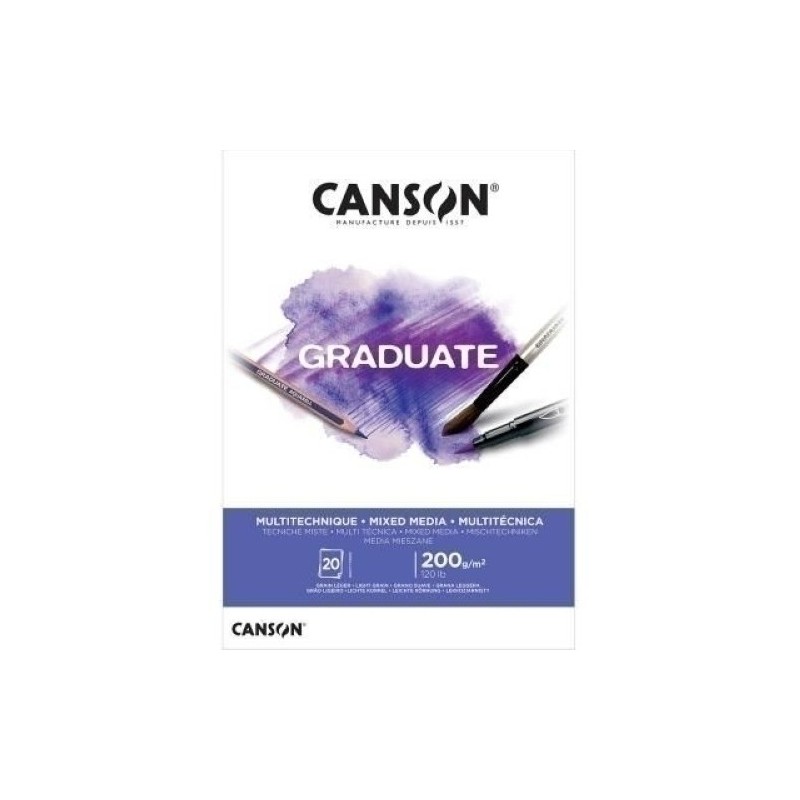 C400110378-BLOC DIBUJO C.GRADUATE MIX MED. A3 200g precio por 5 unidades