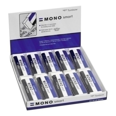 ET-ST-GOMA TOMBOW MONO SMART CAJA DE 20 precio por 1 unidades