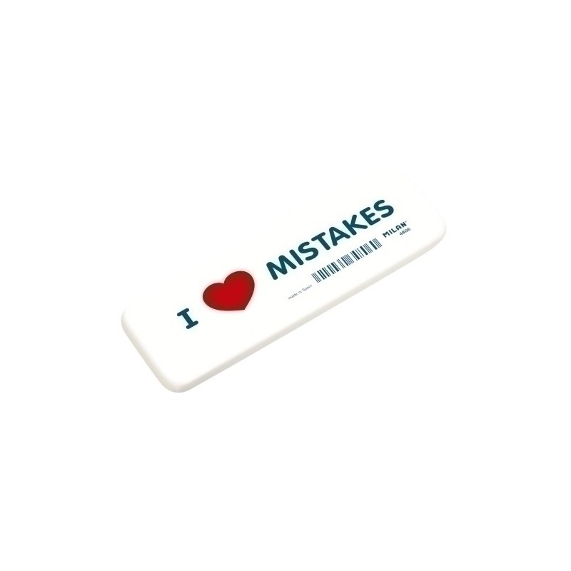 CNM4806-GOMA BORRAR MILAN I LOVE MISTAKES C/6 precio por 1 unidades