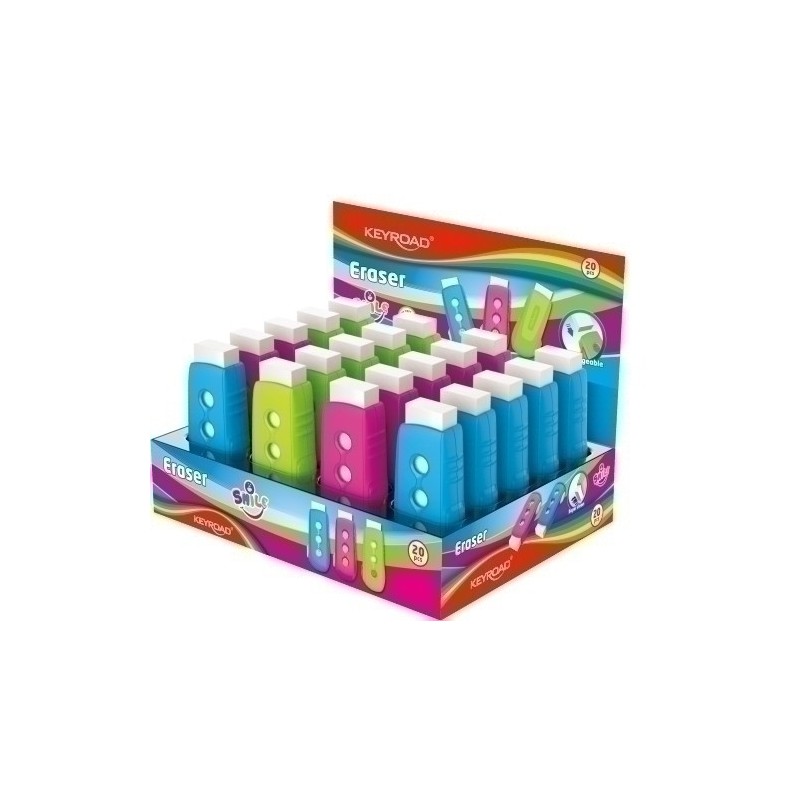 KR971710-GOMA BORRAR KEYROAD EXTRAIBLE SUR.EXP.20 precio por 1 unidades