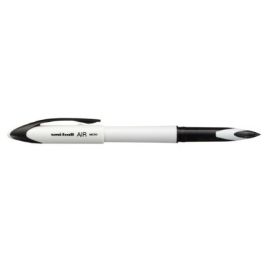 210534000-ROLLER UNI-BALL AIR MICRO 0.5 B&W NEGRO precio por 12 unidades
