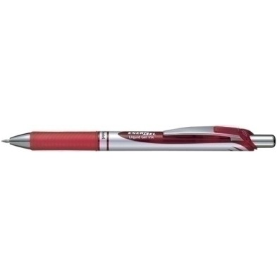 BL77-B-BOLIG.PENTEL GEL BL-77 RT ROJO precio por 12 unidades