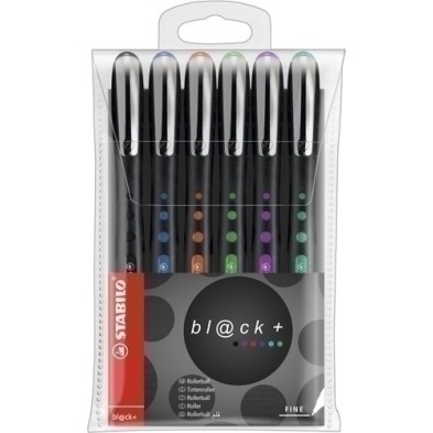 1016/6-2-ROLLER STABILO BL@CK B/6 precio por 1 unidades