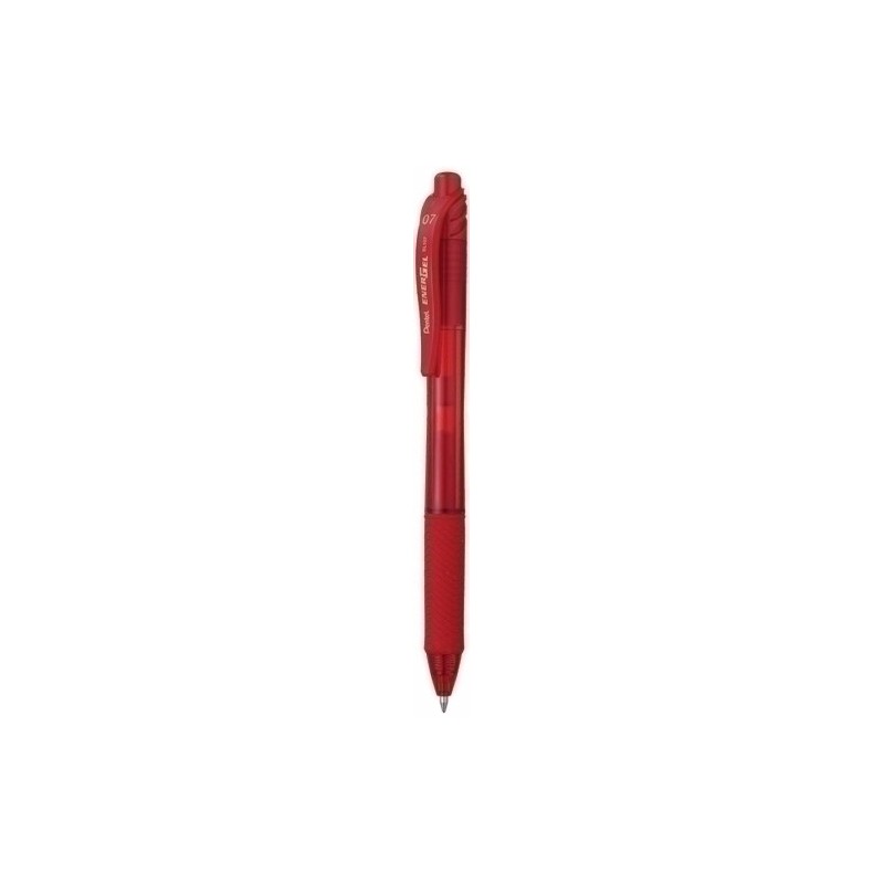 BL107-B-BOLIG.PENTEL GEL BL-107 RT ROJO precio por 12 unidades