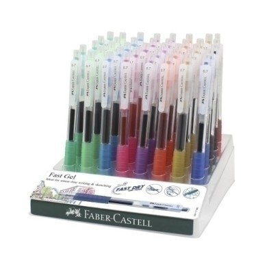 640141-BOLI FABER CASTELL GEL 0.7 EXP.40 SURT precio por 1 unidades