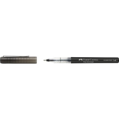 348399-ROLLER FABER CASTELL FREE INK NEGRO precio por 12 unidades