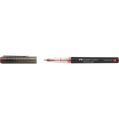 348321-ROLLER FABER CASTELL FREE INK ROJO precio por 12 unidades