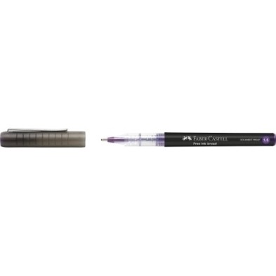 348336-ROLLER FABER CASTELL FREE INK VIOLETA precio por 12 unidades