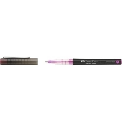 348328-ROLLER FABER CASTELL FREE INK ROSA precio por 12 unidades