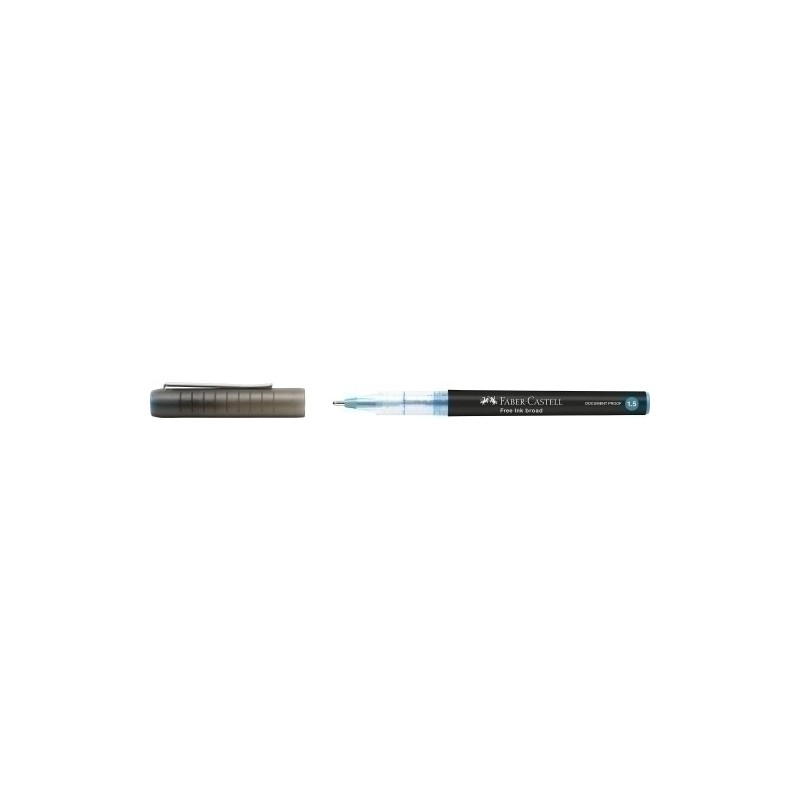 348347-ROLLER FABER CASTELL FREE INK AZUL CIELO precio por 12 unidades