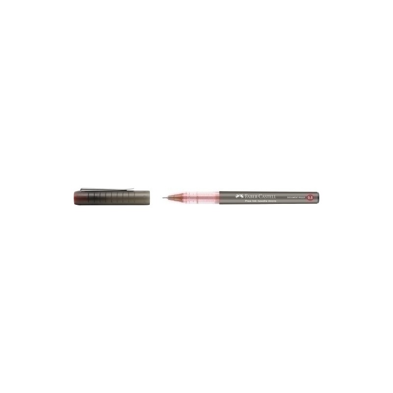 348603-ROLLER FABER CASTELL MICRO 0.5 ROJO precio por 12 unidades