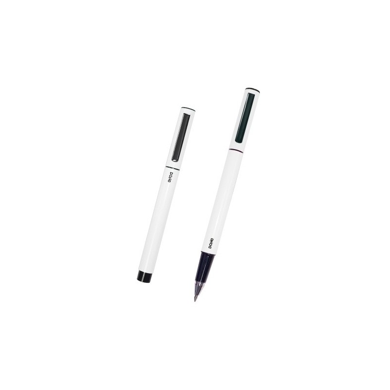 79626-ROLLER DOHE ELIPSE METAL BLANCO B/4 precio por 1 unidades