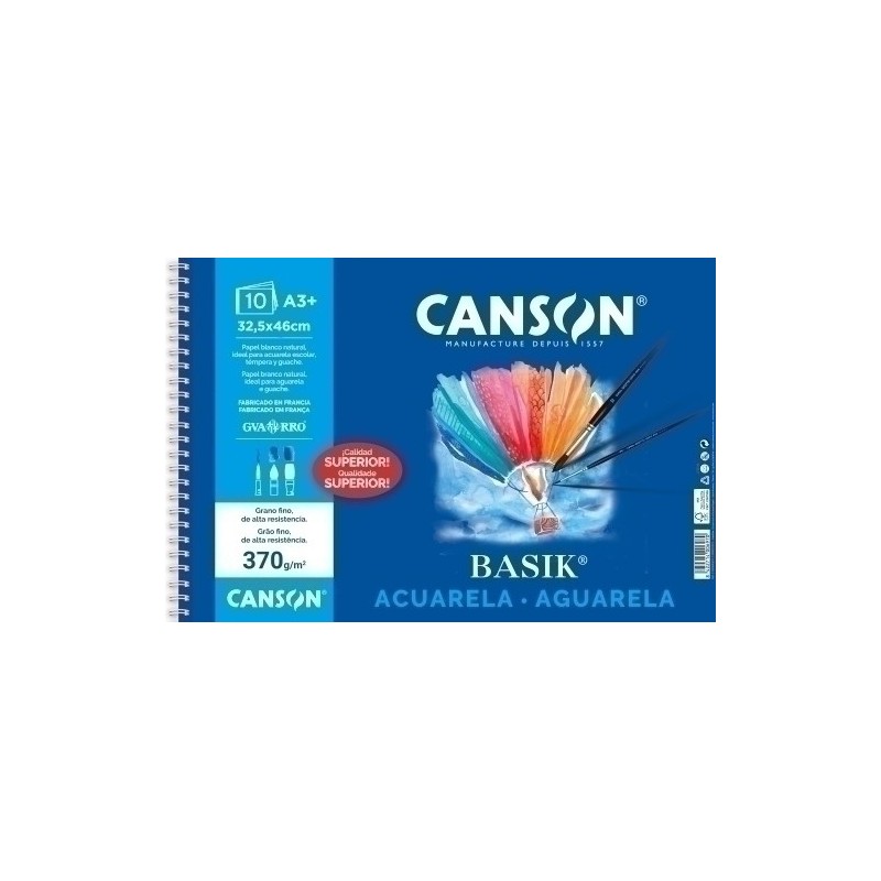 C200400697-BLOC DIBUJO G-C ACUAR.BASIK C/ESP. A3+ 3 precio por 10 unidades