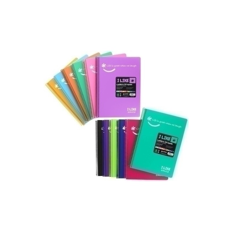 88500298-BLOC GRAF.PP LIKE2 A4 80h HZ.7 mm SURT. precio por 12 unidades