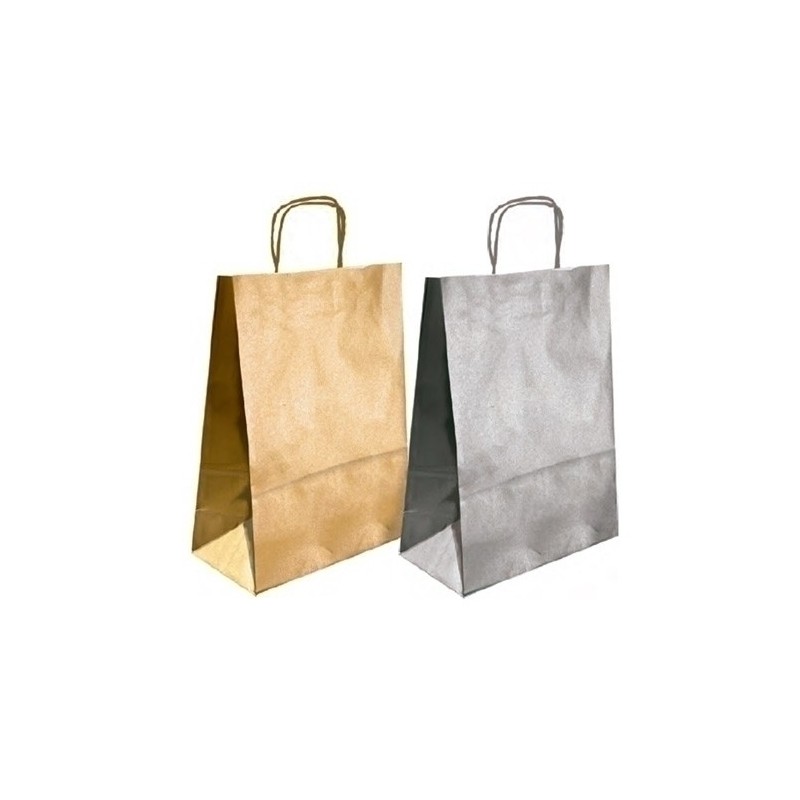 02003013-BOLSA PAPEL KRAFT LISO 24x32 ORO P/50 precio por 1 unidades
