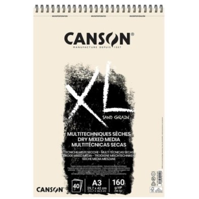 C400110394-BLOC DIBUJO CANSON XL SAND C/ESP. NT. A3 precio por 5 unidades