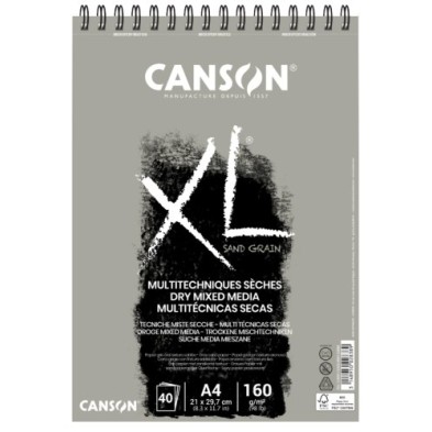 C400110395-BLOC DIBUJO CANSON XL SAND C/ESP. GR. A4 precio por 5 unidades