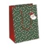 X-32793-3C-BOLSA PAPEL KRAFT  25x22 PAPA NOEL P/6 precio por 1 unidades