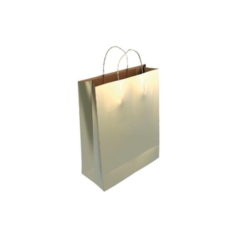02003127-BOLSA PAPEL KRAFT LISO 40x46 ORO P/25 precio por 1 unidades