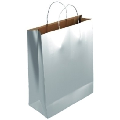 02103028-BOLSA PAPEL KRAFT LISO 40x46 PLATA C/200 precio por 1 unidades