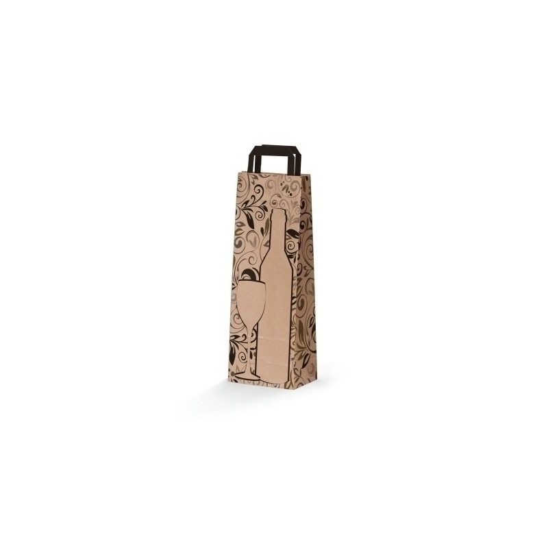 AK140936001407-BOLSA PAPEL TV KRAFT 14x9 DISEÑO P/25 precio por 1 unidades