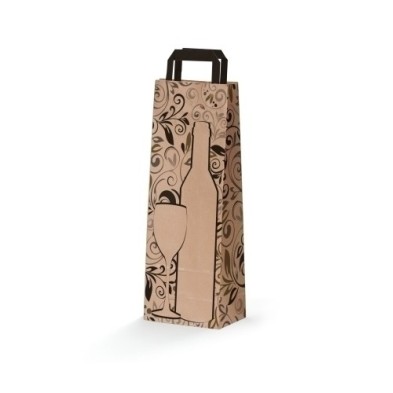 AK140936001407-BOLSA PAPEL TV KRAFT 14x9 DISEÑO P/25 precio por 1 unidades