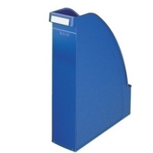 24760035-REVISTERO PLASTICO LEITZ PLUS A4 OP.AZUL precio por 6 unidades