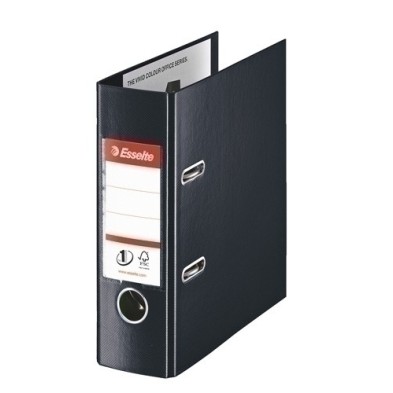 468670-ARCHIVADOR ESSELTE PLAST.RADO A5 75 NEGR precio por 1 unidades