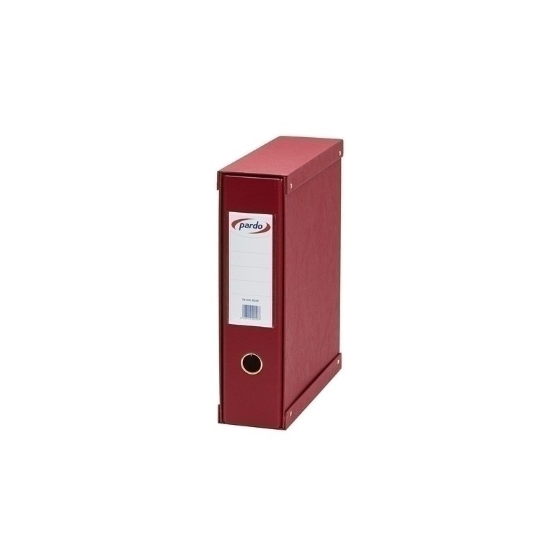 924102-ARCHIVADOR PARDO FR.PVC A4 c/CJ.70 ROJO precio por 1 unidades