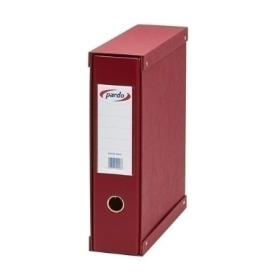 924102-ARCHIVADOR PARDO FR.PVC A4 c/CJ.70 ROJO precio por 1 unidades