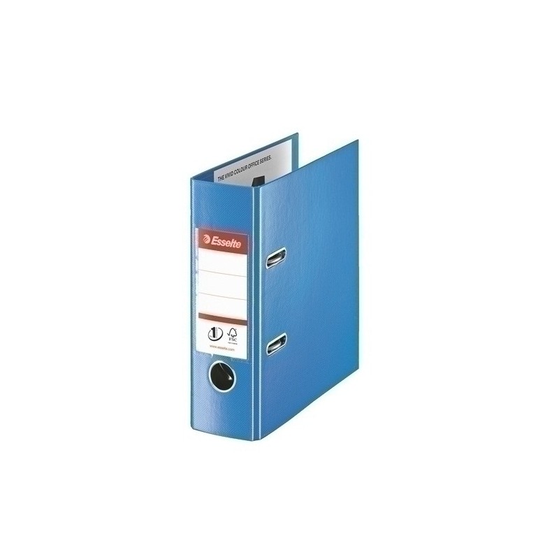 468650-ARCHIVADOR ESSELTE PLAST.RADO A5 75 AZUL precio por 1 unidades
