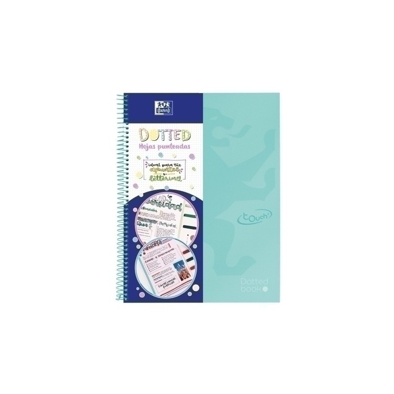 400149005-BLOCK OXF. EU.BOOK 1 A4 80h DOTS precio por 5 unidades