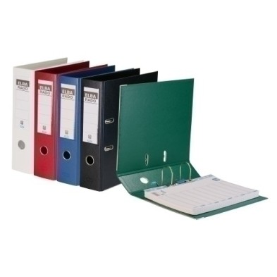 100022632-ARCHIVADOR ELBA PVC RADO PLAST A4 80 BL. precio por 1 unidades