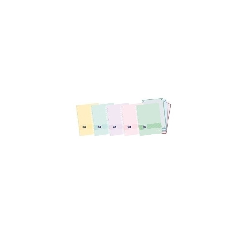400166695-BLOCK OXF. EU.BOOK 4 A5 120h CD.5 PASTEL precio por 5 unidades