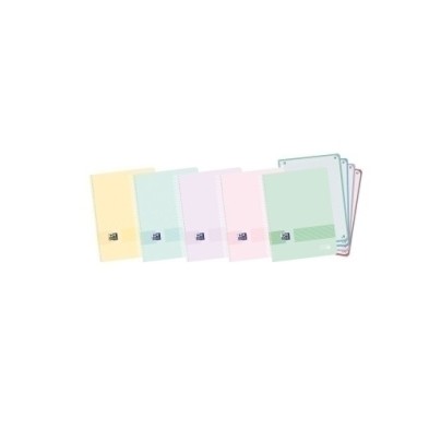 400166695-BLOCK OXF. EU.BOOK 4 A5 120h CD.5 PASTEL precio por 5 unidades