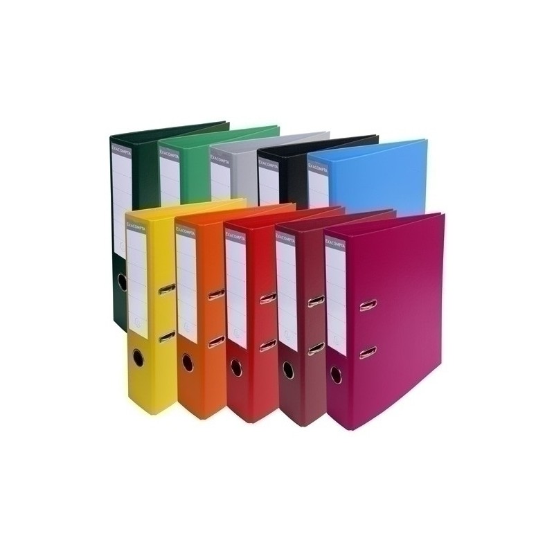 53074E-ARCHIVADOR EXAC. FR.PVC A4 70 SURT.VIVO precio por 1 unidades